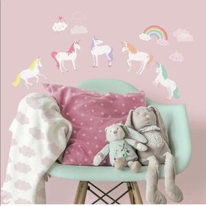 Unicorn Wall Decals Kids Room Decorations